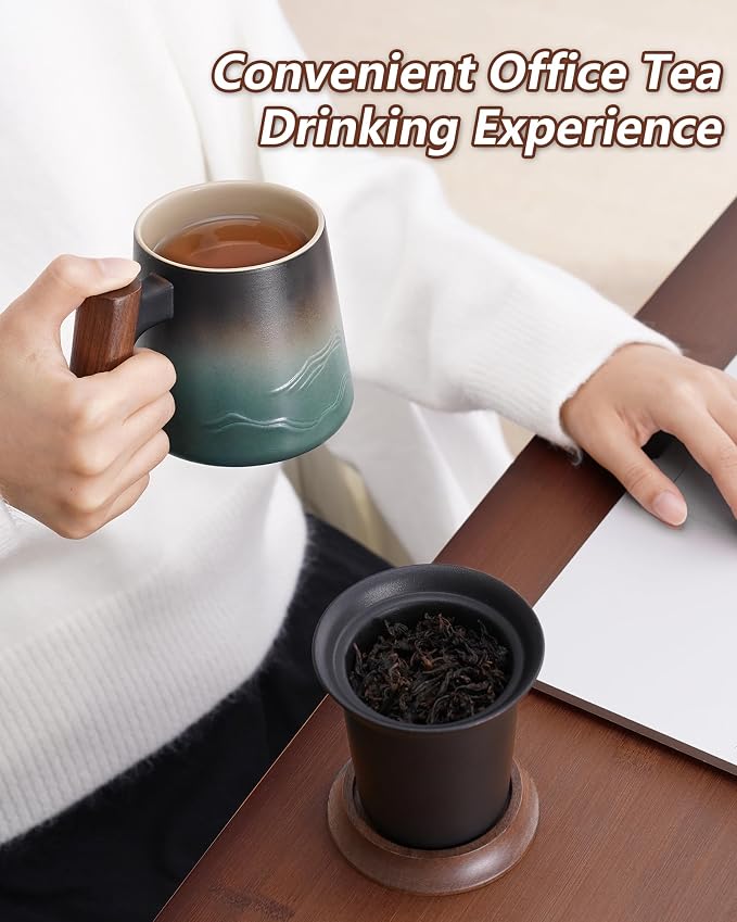 ZENS Tea Mug with Infuser and Lid
