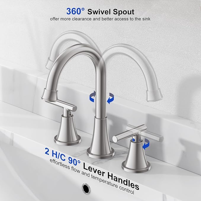 Bathroom Faucets for Sink 3 Hole