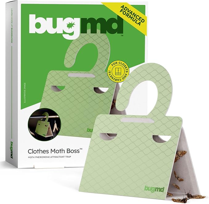 Clothes & Pantry Moth Traps – Sticky Glue Pheromone-Based