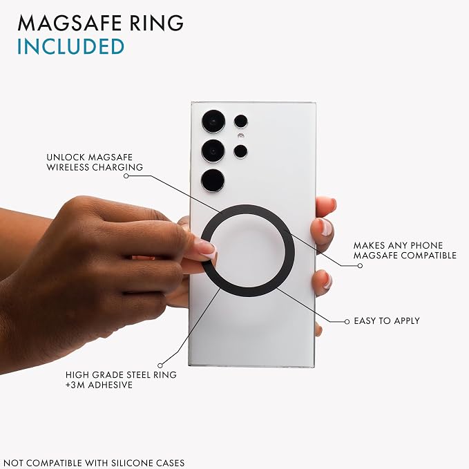 LoveHandle PRO MagSafe Compatible Magnetic Phone Grip w/Kickstand
