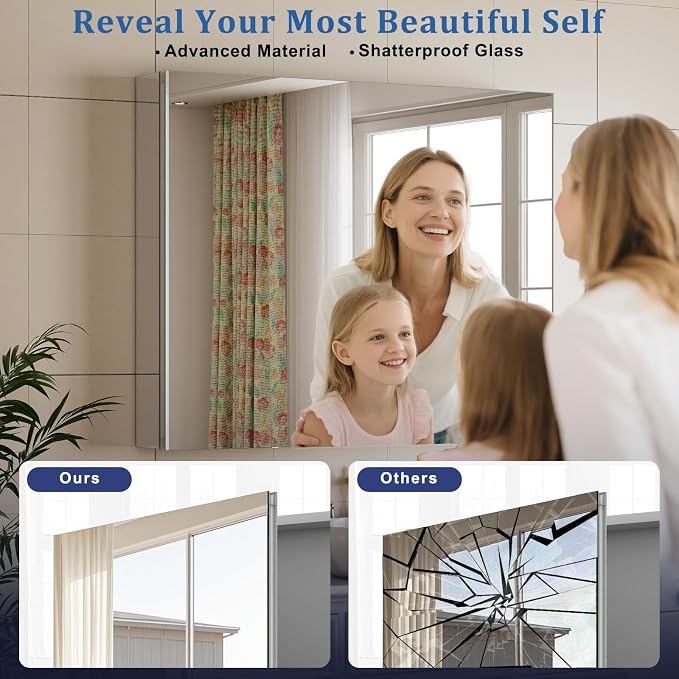 Bathroom Medicine Cabinet with Mirror