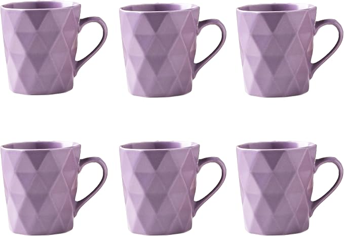 11 Ounce Porcelain Mugs, Tea and Cocoa Mug Set