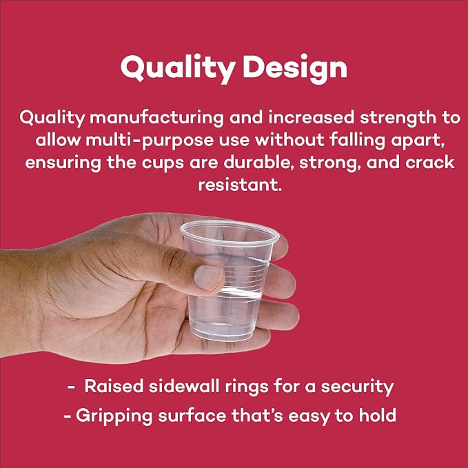 Dealmed Disposable Plastic Cups
