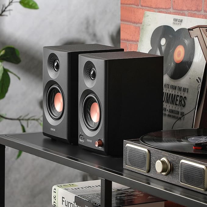 Edifier MR3 Powered Studio Monitor Speakers, Hi-Res Audio Certified Bluetooth
