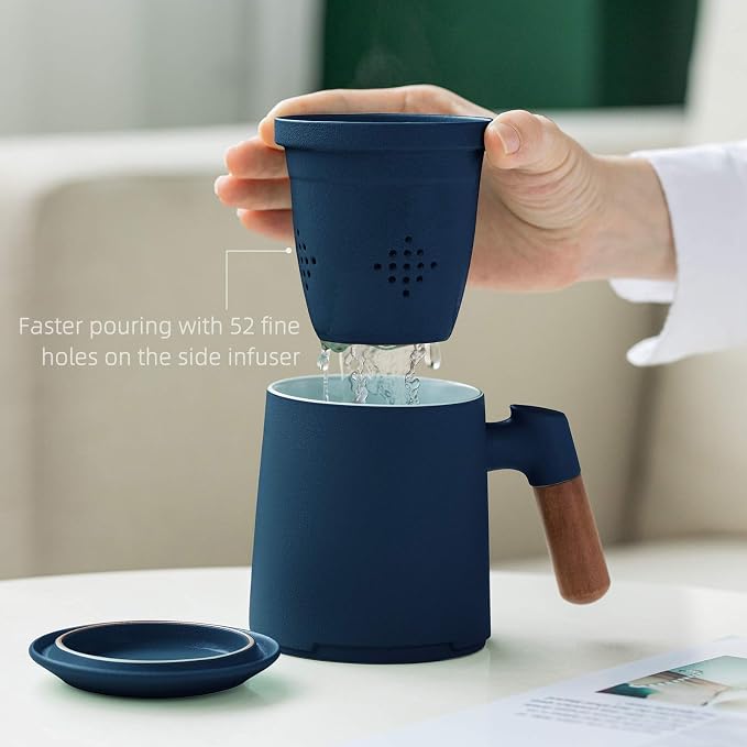 ZENS Tea Mug with Infuser and Lid