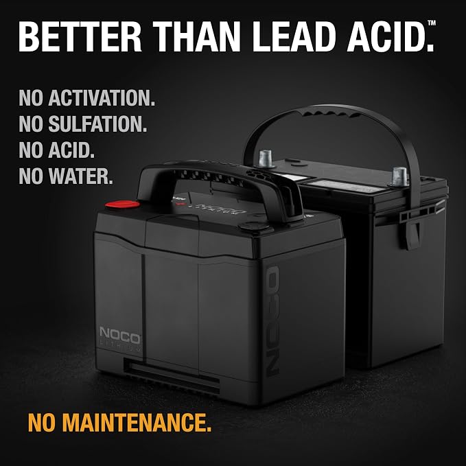 NOCO Lithium NLX24: 12V Dual-Purpose LiFePO4 Lithium-Ion Battery
