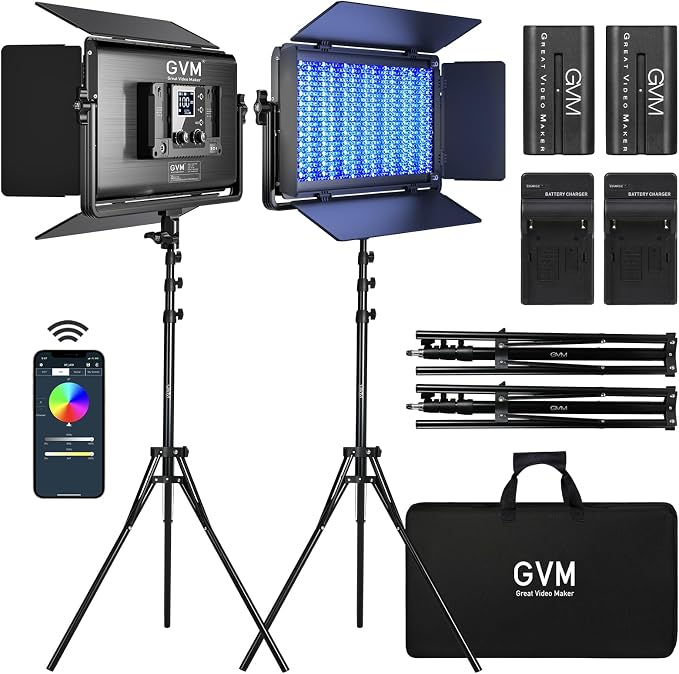 GVM 1500D RGB LED Video Light