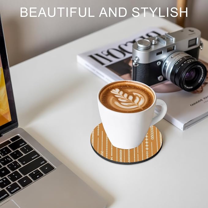 Vintage Simple Coasters Set of 4 Absorbent Coasters