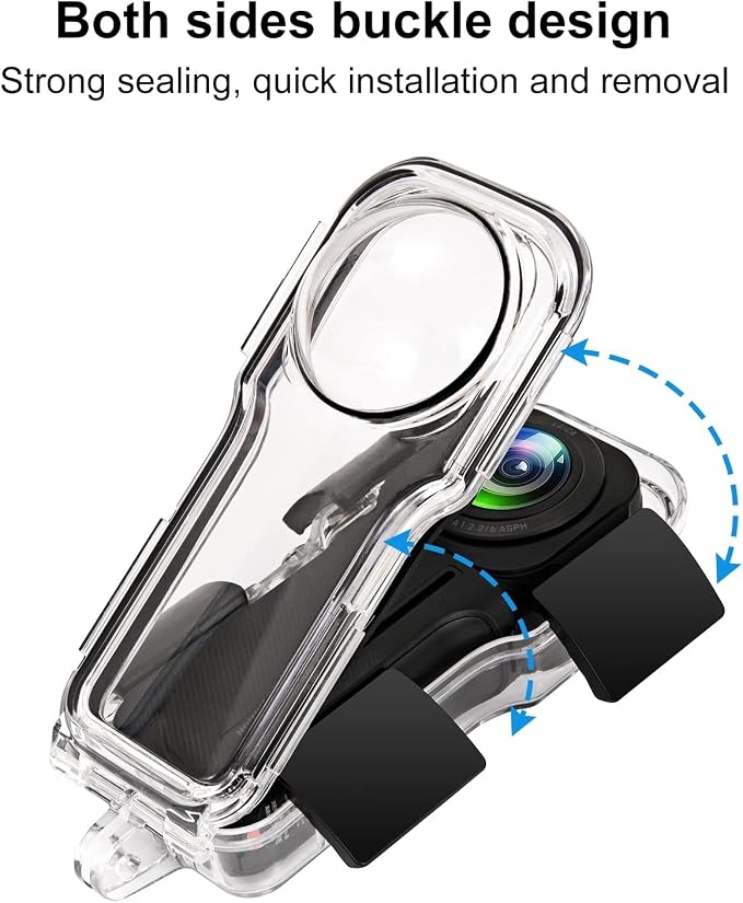PULUZ 40m/131ft Dive Case for Insta360 One RS 1-Inch 360 Edition