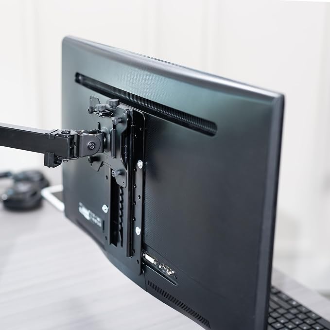 VIVO Height Adjustable VESA Adapter Stand
