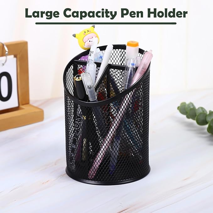 2 Pack Mesh Pencil Holder Pen Cup