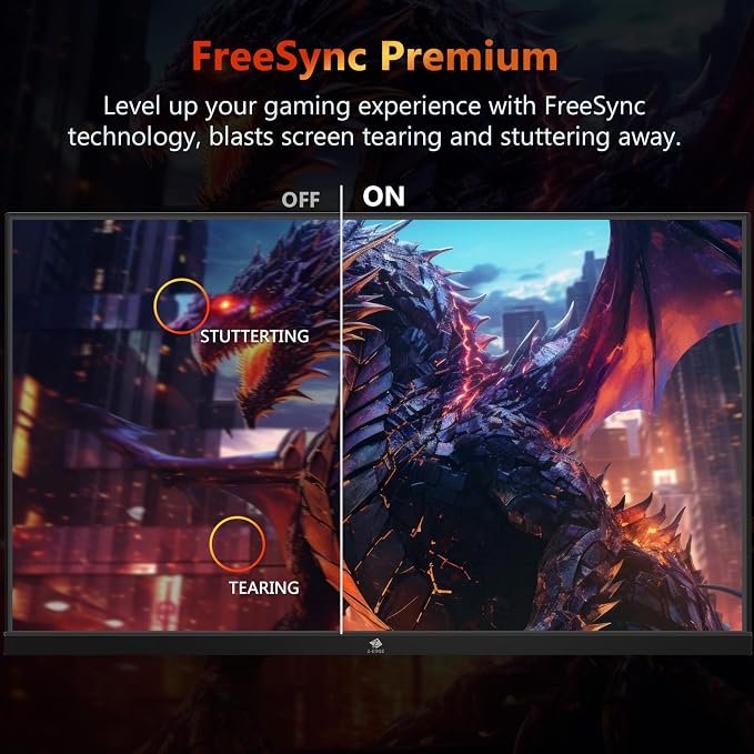 Z-Edge 24.5 inch 240Hz 165Hz 144Hz Gaming Monitor, FHD 1080p, MPRT 1ms