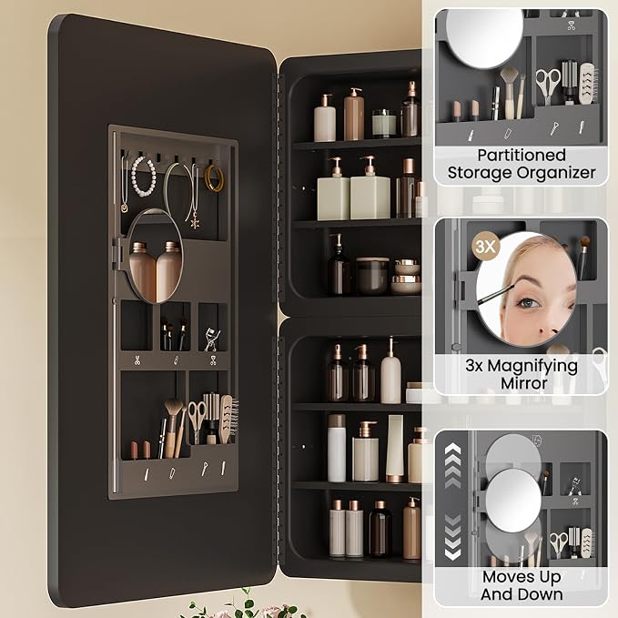 Rresyet 24×36 Bathroom Mirror Cabinet