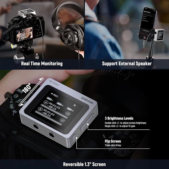 Neewer CM31 Wireless Lavalier Microphone
