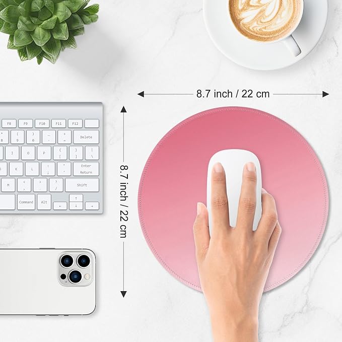 ITNRSIIET Mouse Pad Non-Slip Rubber Base Smooth Surface Stitched Edges