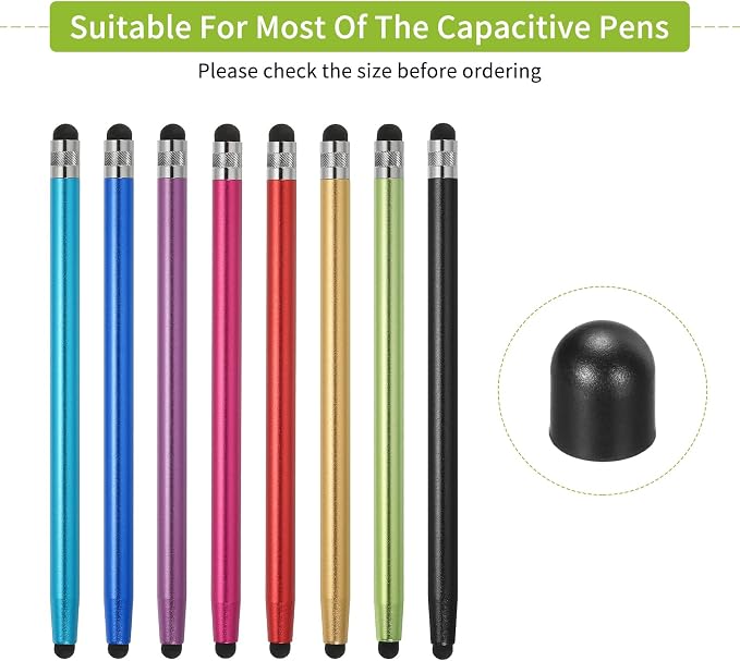 MECCANIXITY 40Pcs Replacement Stylus Pen Tips 6mm Conductive Capacitive Touch