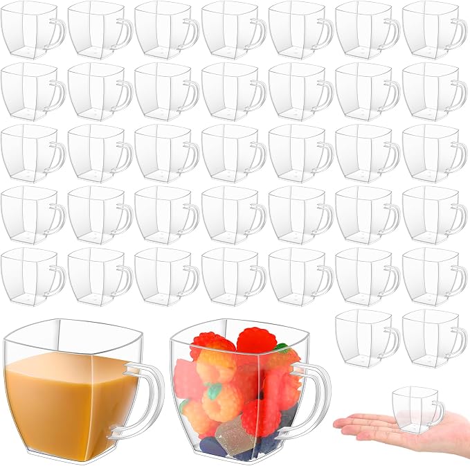 Amyhill 100 Pcs Mini Disposable Tea Cups