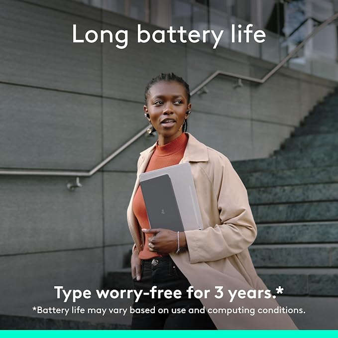 Logitech Keys-to-GO 2 Portable Bluetooth Tablet Keyboard
