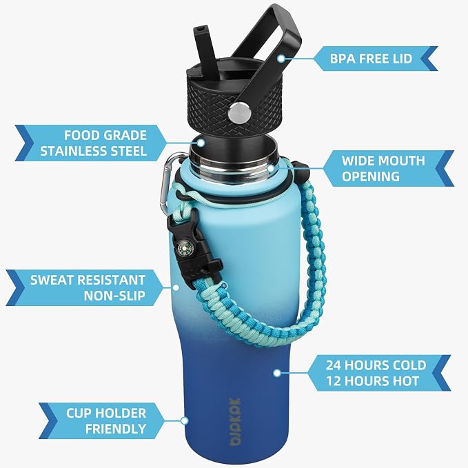 BJPKPK 23oz Insulated Water Bottle