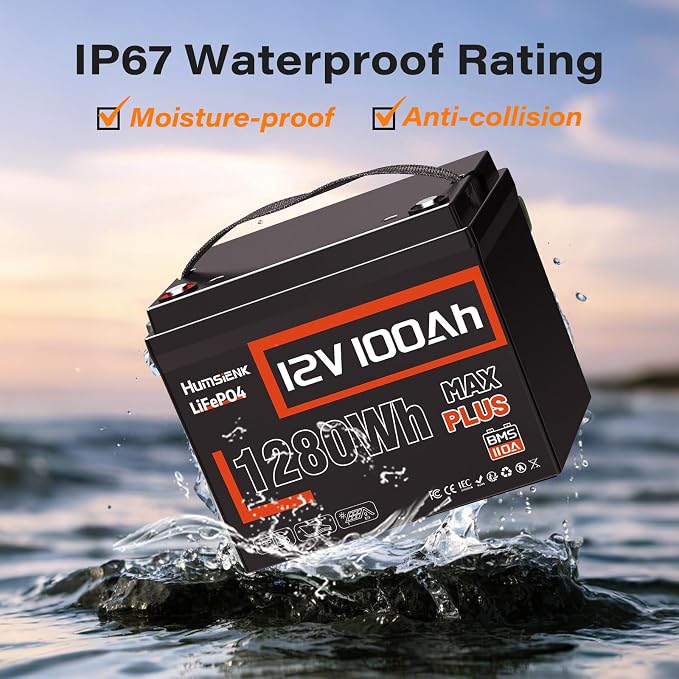 12V 100Ah LiFePO4 Battery MAX PLUS