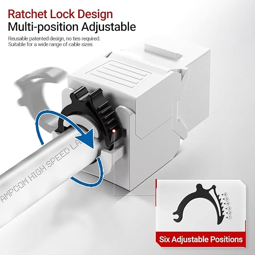 AMPCOM CAT6 RJ45 Keystone Jack
