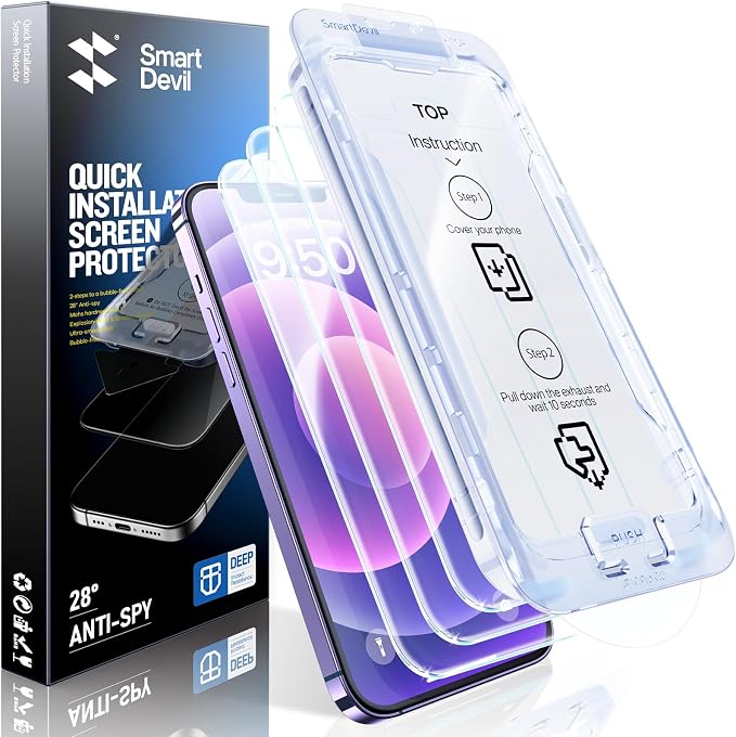 SMARTDEVIL 2-Pack Screen Protector