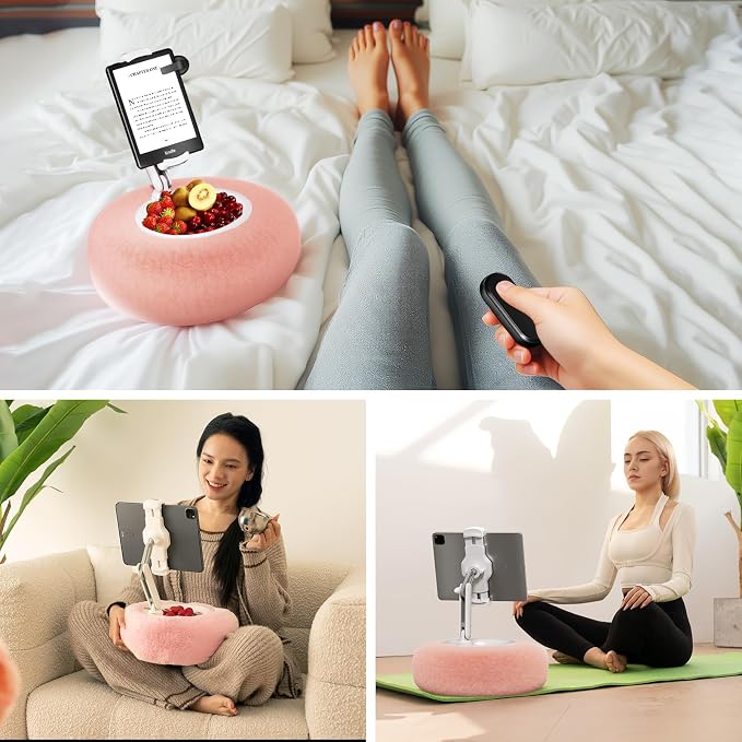 Tablet Pillow Stand for Reading, Adjustable Tablet Pillow Stand for Lap