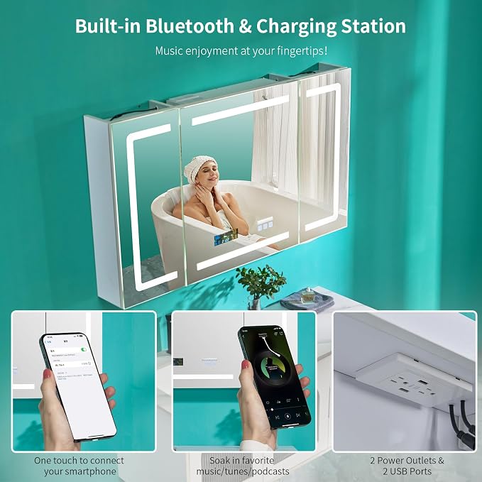 LED Lighted Medicine Cabinet