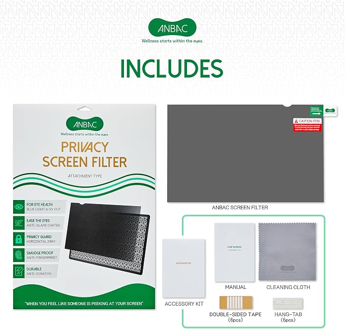 17.3 Inch Laptop Privacy Screen Shield