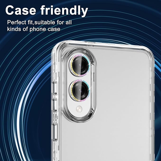 for Samsung Galaxy S25 Edge Camera Lens Protector, Individual Metal Ring