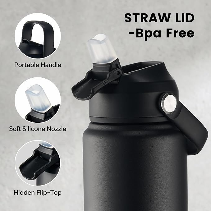Fijinhom 24 oz Insulated Water Bottle