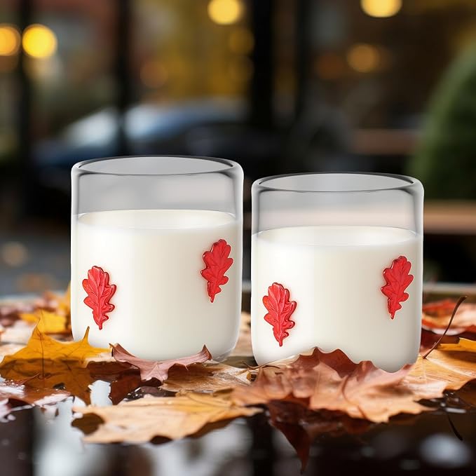 SiliFine Icon Juice Glasses, 14oz Stemless Wine Drinking Juice Glass Cup
