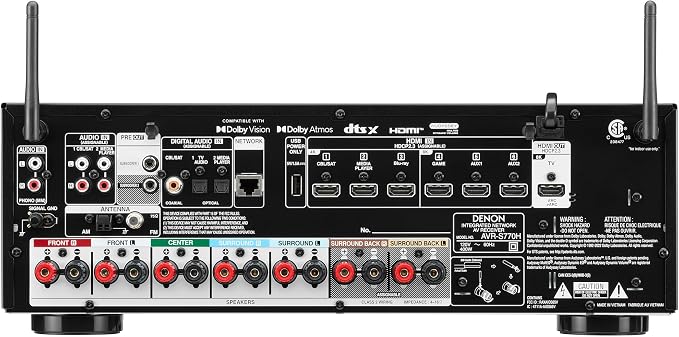 Denon AVR-S770H 7.2ch 8K Smart AV Receiver