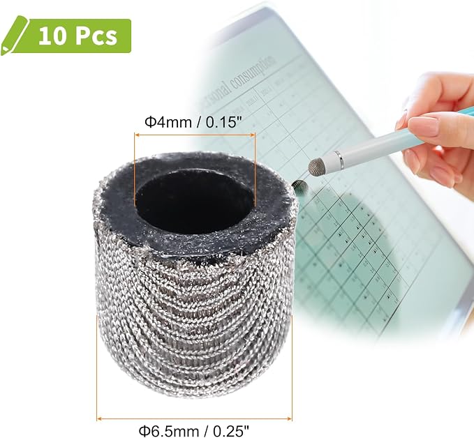 MECCANIXITY 10Pcs Replacement Fiber Mesh Tips