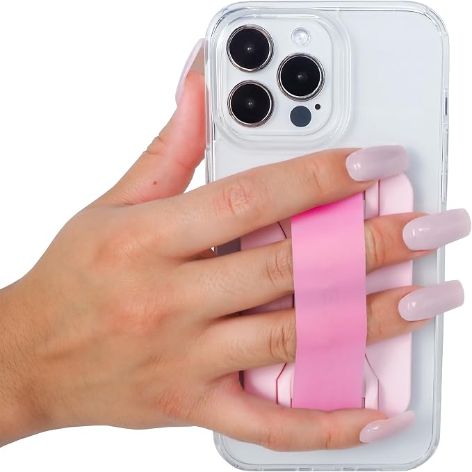 LoveHandle PRO MagSafe Compatible Magnetic Phone Grip w/Kickstand