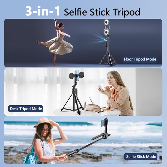 70.9" Auto Face Tracking Tripod 360° Rotation
