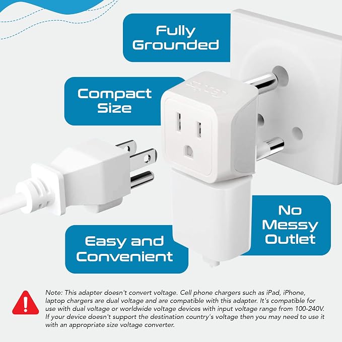 Ceptics South Africa, Namibia Travel Adapter Plug