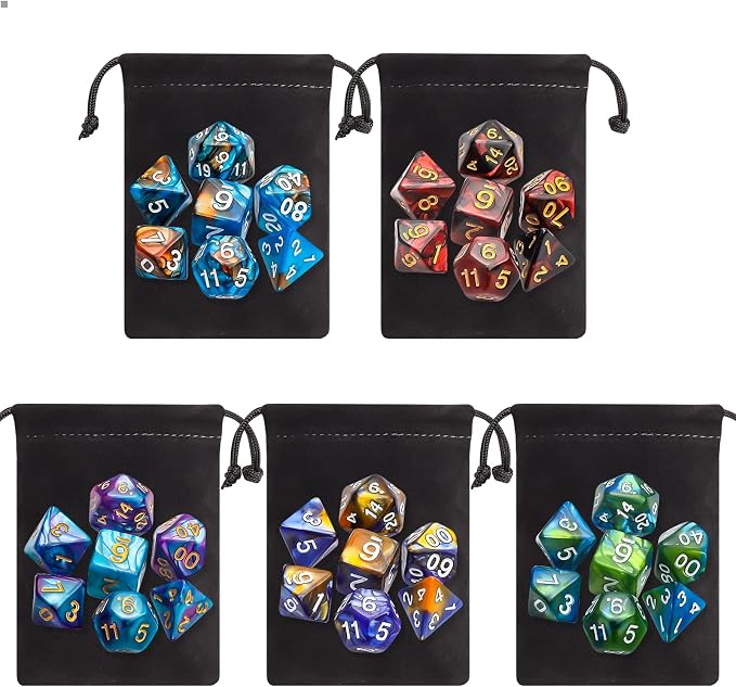 CiaraQ Polyhedral Dice Set