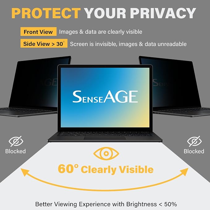 SenseAGE Magnetic Privacy Screen Protector