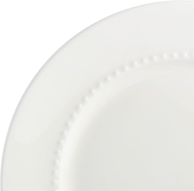 Gibson Elite Embossed Bone China 16-Piece Double Bowl Dinnerware Set, Service