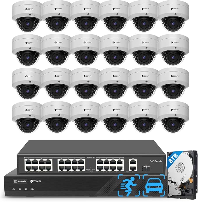 4COVR 32 Channel Security Camera System PoE