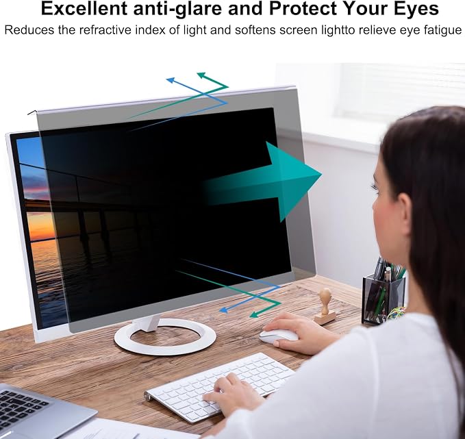 2 Pack Computer Privacy Screen Shield Compatible