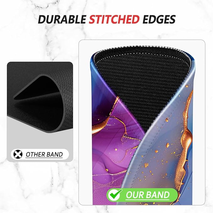 ITNRSIIET Mouse Pad Non-Slip Rubber Base Smooth Surface Stitched Edges