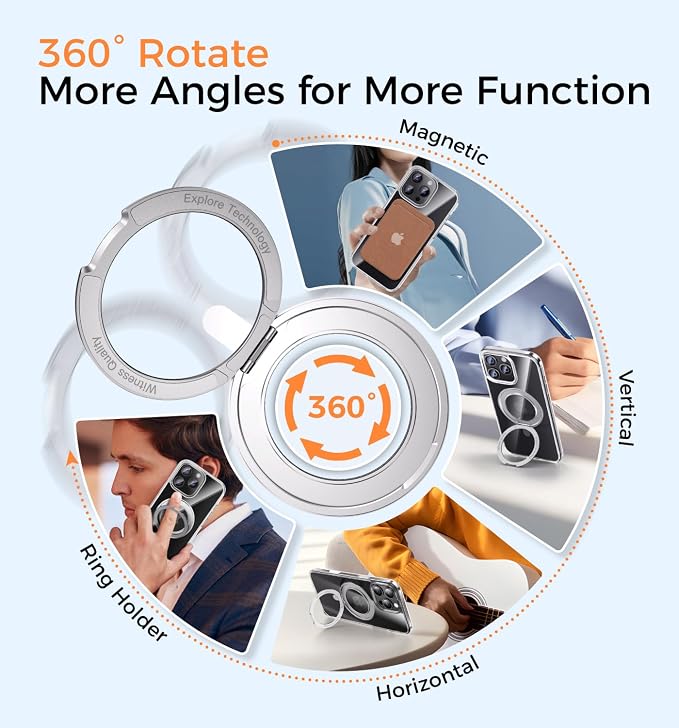 MAGIC JOHN 360° Rotatable Magnetic Invisible Stand