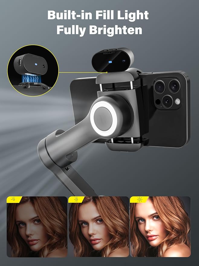 Smartphone Gimbal Stabilizer, 3-axis Stabilizer