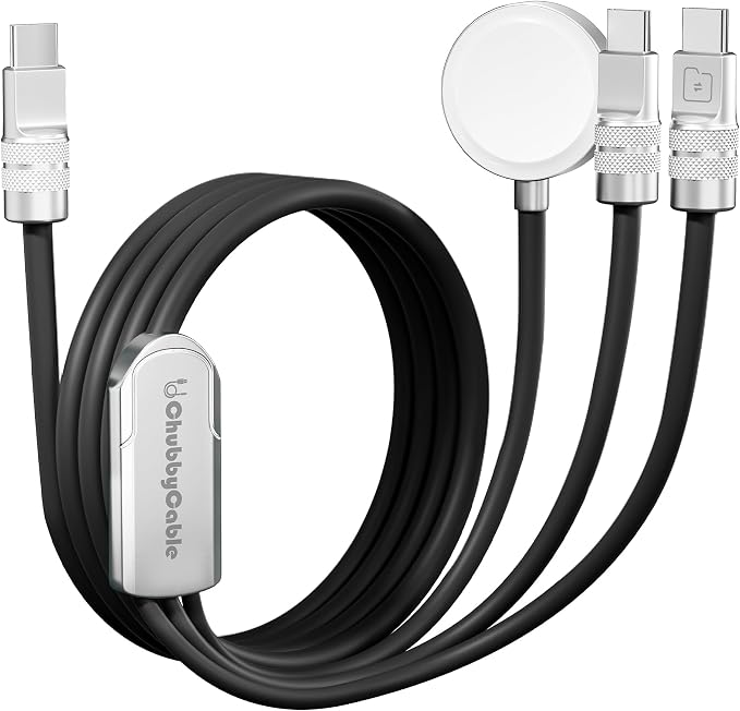 chubbycable Tri-Flex 3 in 1 USB C Cable