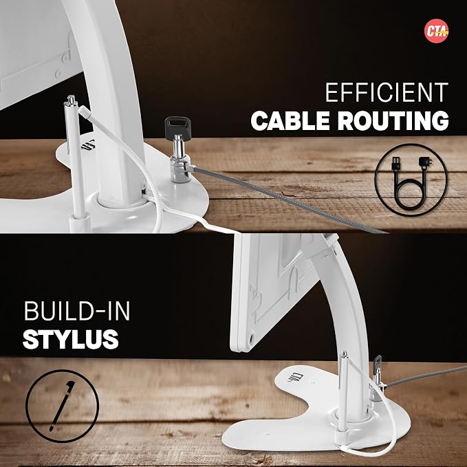 Dual Kiosk Stand – CTA Dual Security Kiosk Stand