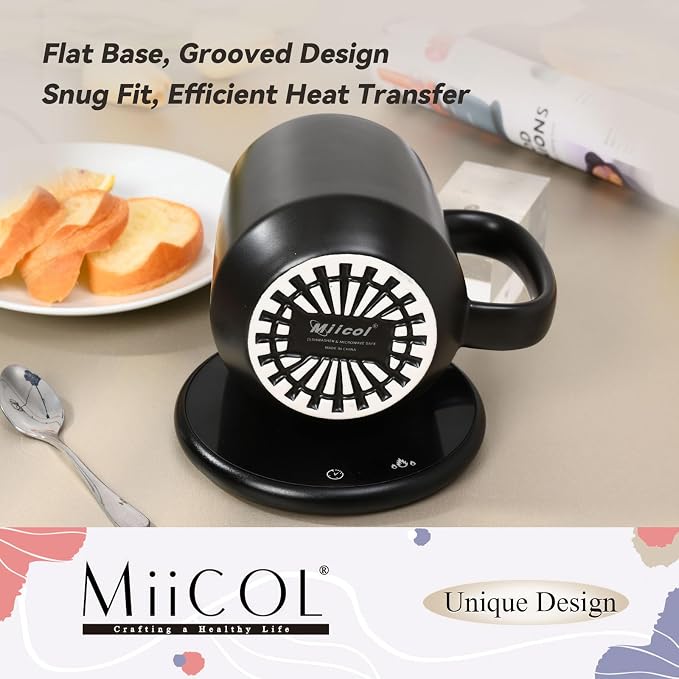 Miicol Ceramic Coffee Mug, 16 oz Large Coffee Cup, Tea Mug
