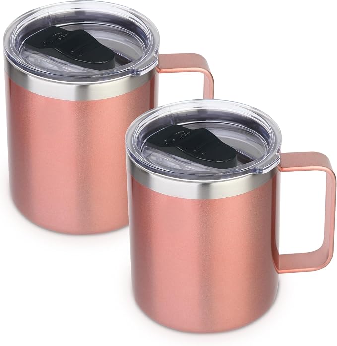 Volhoply 14oz Insulated Stainless Steel Coffee Mug