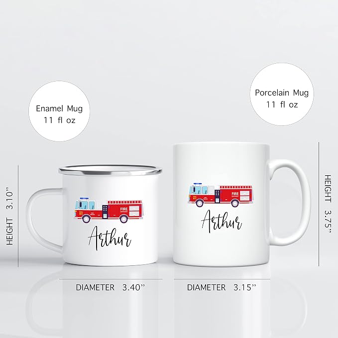 Personalized Mug for Kids, Girls | Customized Hot Chocolate Cocoa Coffee & Milk